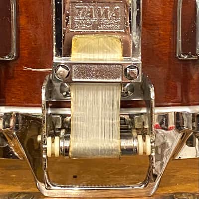 Tama Vintage 1980s AW458 Superstar Mastercraft 8x14 Birch Snare Drum - Super Mahogany Finish - Very Good Condition - We Ship Fast! image 7