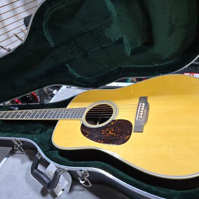 Martin D-35 Left-Handed Acoustic Guitar - Natural w/OHSC & PLEK*D #474 image 11