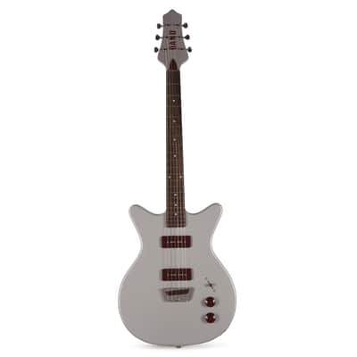 Danelectro Dan O. Mano Electric Guitar Silver image 4