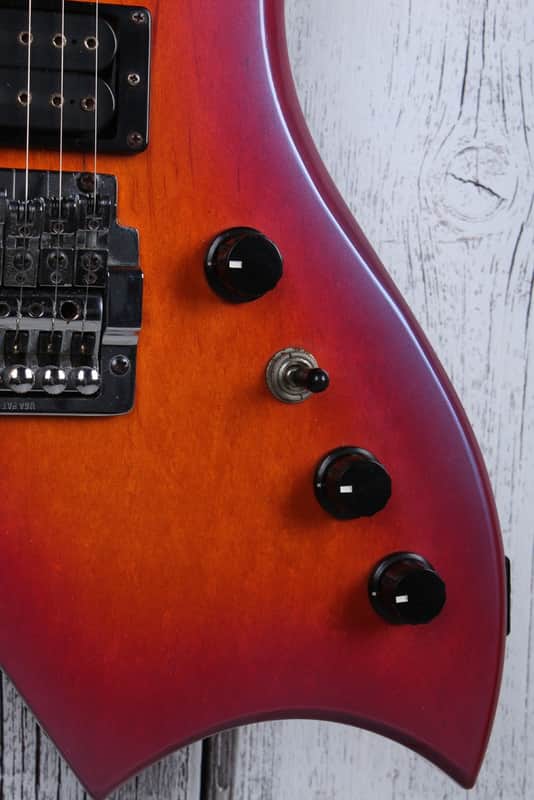 BC Rich 1984 NJ Series Bich Electric Guitar Japan Cherry Sunburst