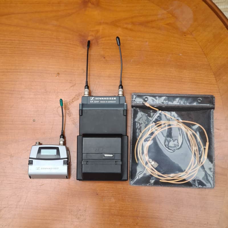 Sennheiser EK3241 Reciver+Sennheiser sk 5212-N II Transmitter+MKE2 LAVALIER MIC image 1