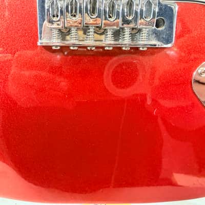 Brunswick S-Type Electric Guitar Metallic Red w/ Gig Bag – Strat Style Player image 4
