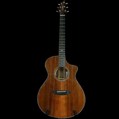 Breedlove Premier Concert Thinline CE Mineralized Buckskin Redwood/Brazilian Rosewood Limited Edition Acoustic Guitar image 2