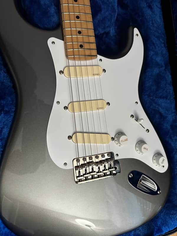 Fender Eric Clapton Stratocaster Gilmour EMG Pewter image 1