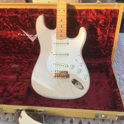 Fender Custom Shop limited edition 57 Vintage Custom Stratocaster,Mary Kay blonde,ash body,100% original,1 owner,COA,all papers,tweed case image 13