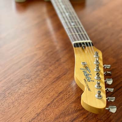Tokai Telecaster ATEB-Maverick YS/R in Old Yellow Sunburst with Maverick Super VEE Tremolo S/N 18088 image 6