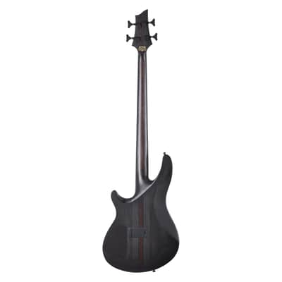 Schecter SLS Elite-4 "Evil Twin" Bass Guitar - Satin Black - Open Box image 8
