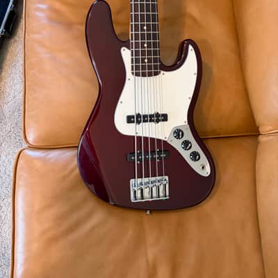 Fender Standard Jazz Bass V 1998 - Midnight Wine image 3