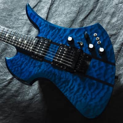 B.C. Rich Mockingbird ST 2013 - Trans Blue - VERY GOOD condition image 2