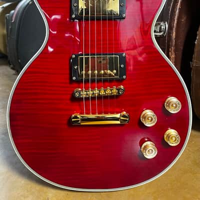 LP-Style Electric Guitar – Flamed Maple Top – Gold Hardware image 1