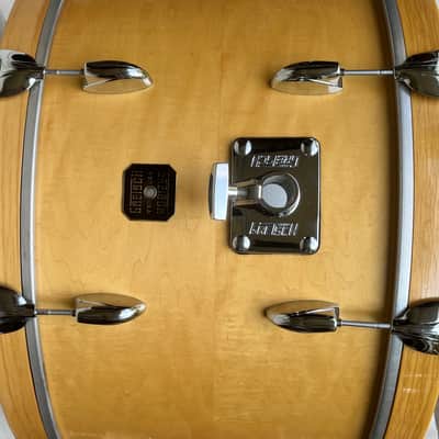 Gretsch USA Custom 26" x 14" Bass Drum 1980's  Square Badge - Maple - Natural - EXCELLENT image 12