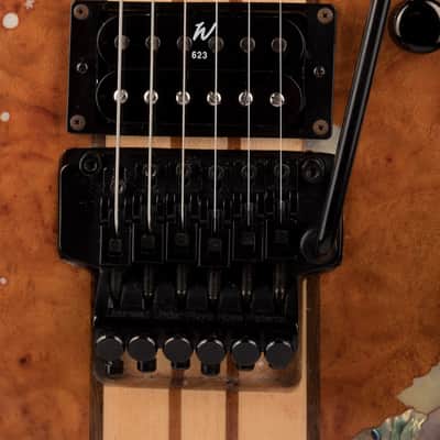 Pre Owned Planets HSS With Floyd Rose Brown Electric Guitar With Case image 7