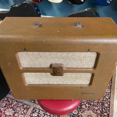 Vintage Gibson BR-6F 3-Input 10-Watt 1x10" Guitar Combo 1948 - 1954 - Brown image 3