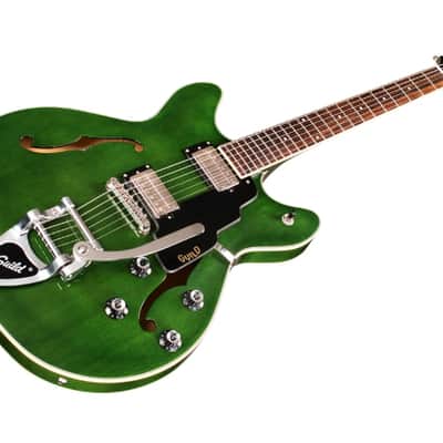 Guild E-Gitarre Starfire I DC Newark Collection Double-Cut Semi-Hollow w/tremolo Emerald Green image 5