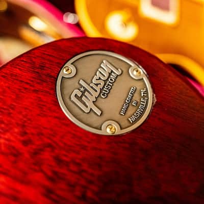 Gibson Custom Shop '59 Les Paul - Authentic New 2024 Medallion Toggle Switch Cover Back Plate Badge "Hand Crafted in Nashville"  R7 R8 R9 R0 Les Paul image 4
