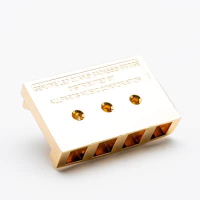 Leo Quan® Badass I™ Bass Bridge, 4 String-Chrome image 8