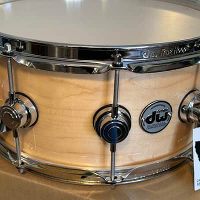 BRAND NEW DW Collectors Series Natural Lacquer 6.5x14 Snare image 11