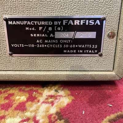 Farfisa 8 1960s image 3