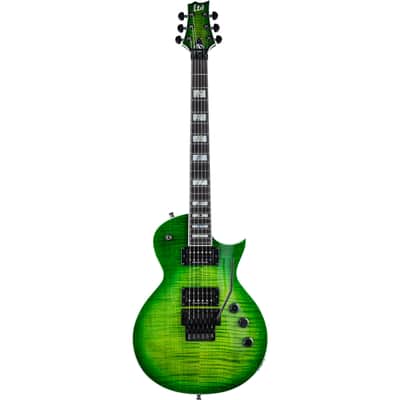 ESP LTD AS-1FR Alex Skolnick Signature Electric Guitar - Lime Burst image 2