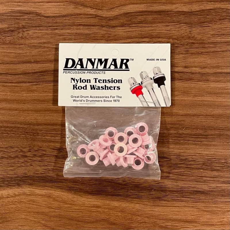Danmar 20 Pack Nylon Tension Rod Washers Pink image 1
