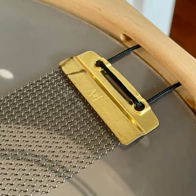 A & F 7x13 Ankh Hand Hammered Bronze Snare 2020s - Natural Patina image 7