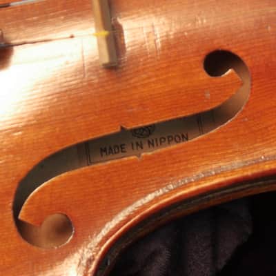 Antique Japanese Suzuki “Nippon” Pre-WWII 4/4 Violin with Hardshell Case image 15