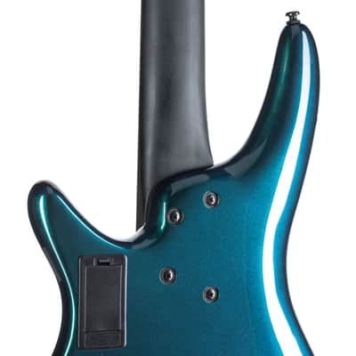 Ibanez Ibanez Bass Workshop SRMS725 Multiscale Blue Chameleon - 5-String Electric Bass image 10