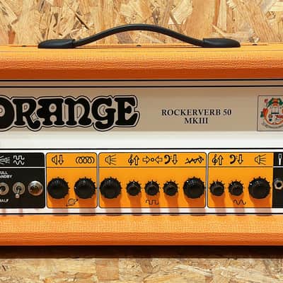 Pre Owned Orange Rockerverb MKIII 50w Head Inc. Footswitch & Flight Case image 1