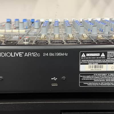 PreSonus StudioLive AR12c 14-Input Mixer / Digital Recorder / Audio Interface 2020 - Present - Gray / Blue image 5
