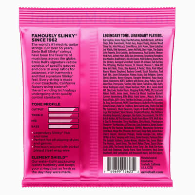 Super Slinky 7-String Nickel Wound Electric Guitar Strings 9-52 Gauge Set - Ni-plated wrap over hex-shape steel core; specially tempered tin-pltd plains image 2