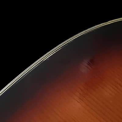 1960s Terada-T Haruo C-312 Folk Guitar Sunburst Solid Spruce/Maple Nylon String, Luthier Restored image 16