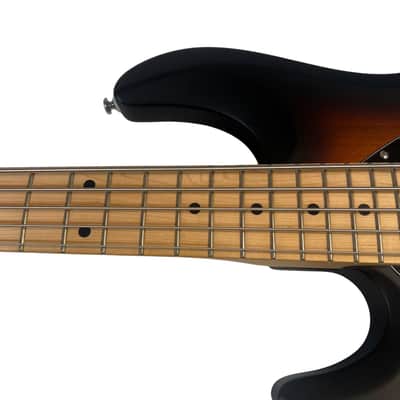 Sterling StingRay 5 SUB Series Left-Handed 5-String Bass Guitar - Sunburst image 11