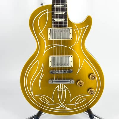 2013 Gibson Custom Shop Billy Gibbons Pinstripe '57 Les Paul - Gold Top image 4
