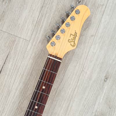 Suhr Classic JM HH Guitar, Gotoh 510 Tremolo, Rosewood Fingerboard, Black image 8