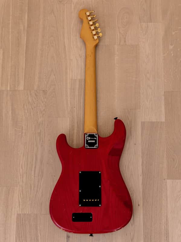 1990s Charvel by Jackson CST-070-SSS Super Strat See Through Red