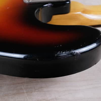 Univox Hi-Flier Phase 4 Bass MIJ 1970s Sunburst Vintage Japan w/ Bag image 13