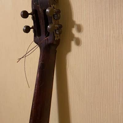Domra Bass USSR Soviet Folk Instrument Ukrainian Antique Vintage image 4