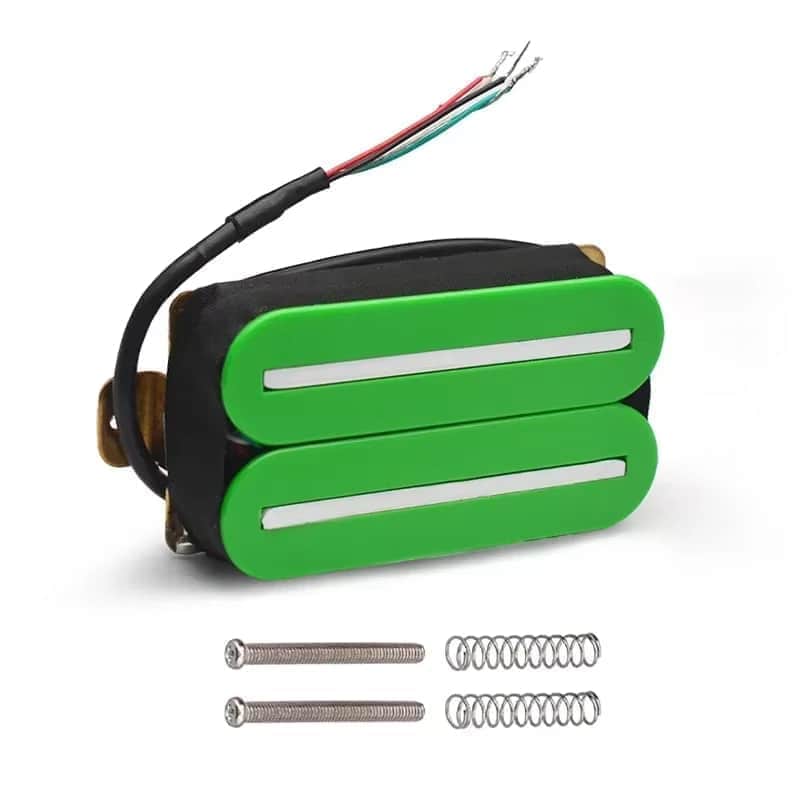 Green Dual Blade Guitar Humbucker Pickup image 1