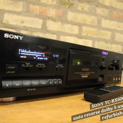 Sony  TC-RX606ES dolby S auto calibrat w/remote- refurbished image 1