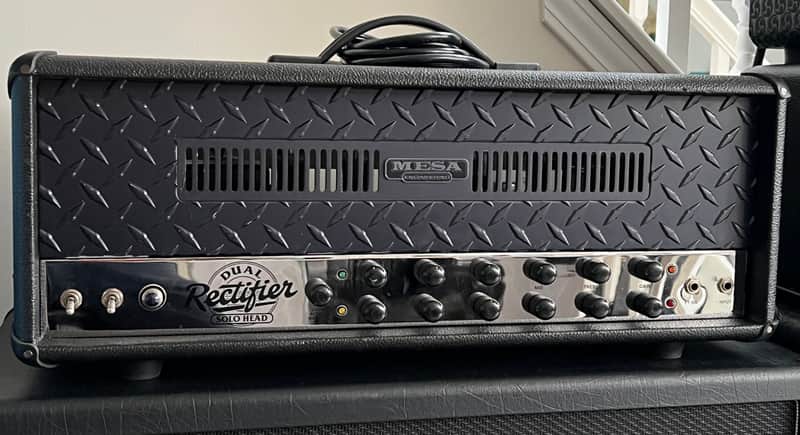 Mesa Boogie Black Face Chrome Chassis Dual Triple Rectifier Factory Modded Revision C 1993 image 1