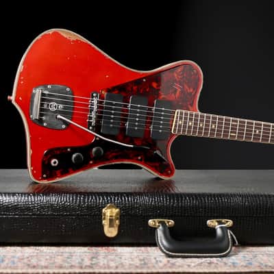 Castedosa El Halcón Baritone - 2025 - Aged, Trans Candy Apple Red. Ron Ellis JM Pickups. NEW, (Authorized Dealer) - image 6