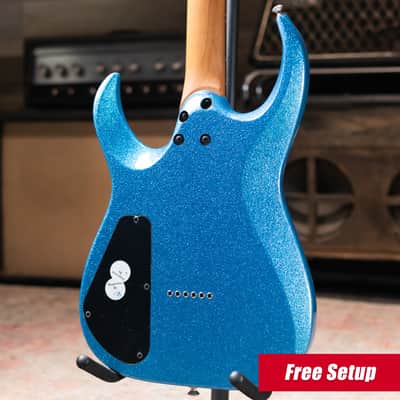 Jackson Pro Plus Misha Mansoor Juggernaut HT6 Electric Guitar - Blue Sparkle - Demo image 2