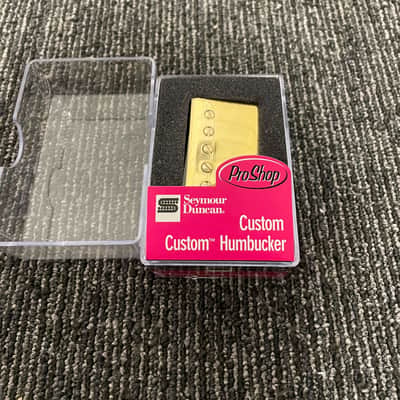 Seymour Duncan SH-11 Custom Custom Humbucker Bridge Pickup, Gold Cover - OPEN BOX image 1