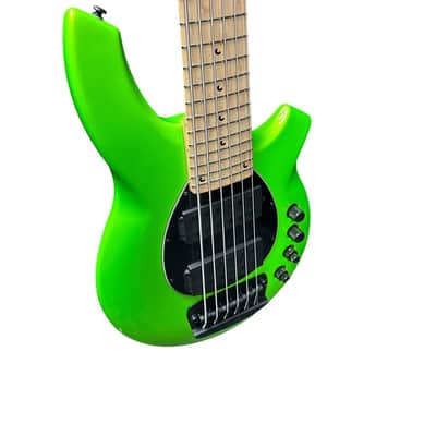 Ernie Ball Music Man Bongo 6 HH, Mantis Green / Maple *IN STOCK* image 4