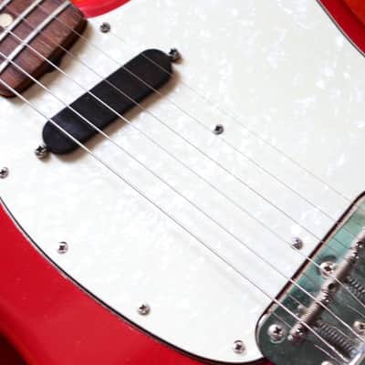 Fender Musicmaster II Dokata Red 1965 L series Brazilian board image 6