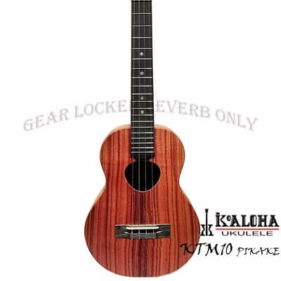 KoAloha KTM-10 Pikake all solid hawaiian low g string handmade ukulele tenor ukulele image 5