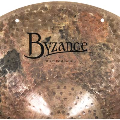 Meinl Byzance Fast HiHat 14" B14FH, Dark/Brilliant Finish - HiHat image 9