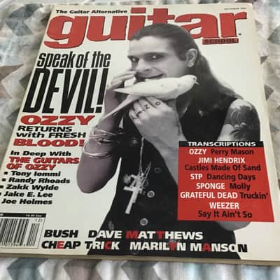 Guitar School Magazine Back Issue December 1995: Ozzy Osbourne image 4