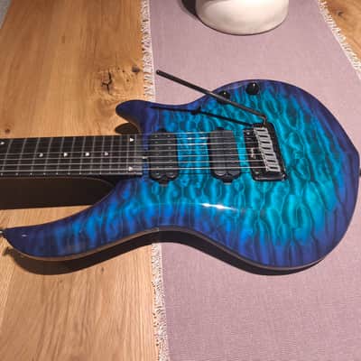 Sterling MAJ270X QM John Petrucci Signature Majesty DiMarzio 2020 - 2024 - Cerulean Paradise image 18