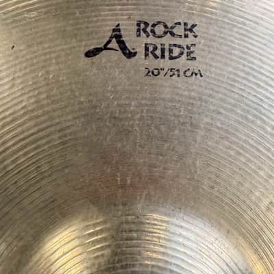 Zildjian A 20" Brilliant Rock Ride Cymbal (Used) image 2